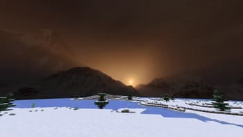 Snowy Mountains Sky screenshot