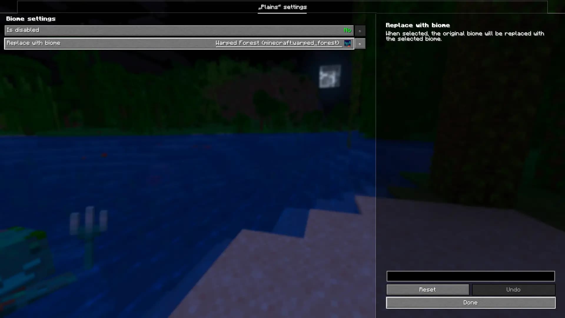 Featurify - WorldGen Control screenshot