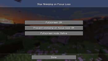 Fullscreen Tweaks screenshot