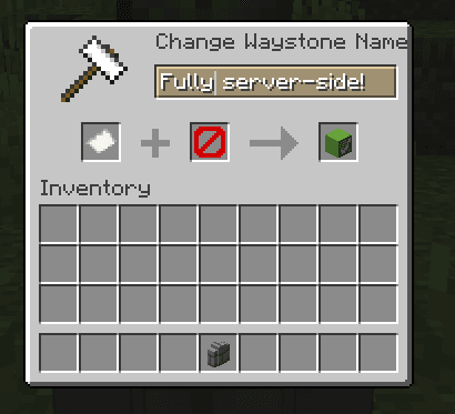 Server-Side Waystones screenshot