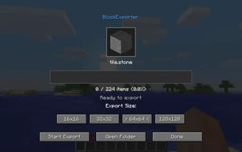 BlockExporter - Icon Export Tool screenshot