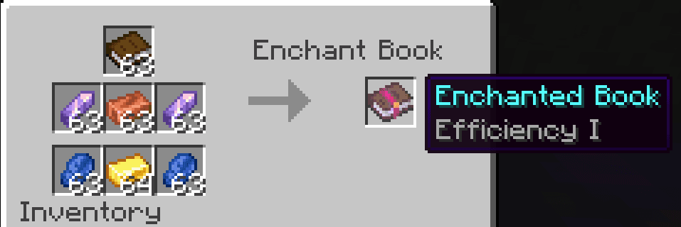 Craftable Enchanted Books screenshot