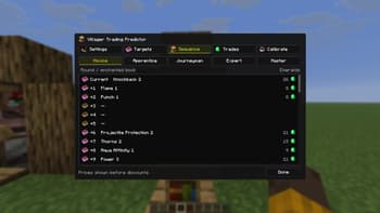Villager Trading Predictor screenshot