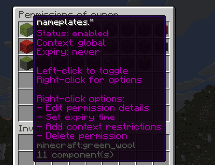 LuckPermsGUIPlus screenshot