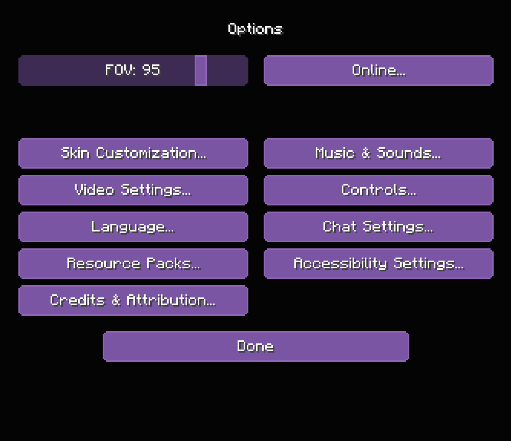 Purple GUI screenshot