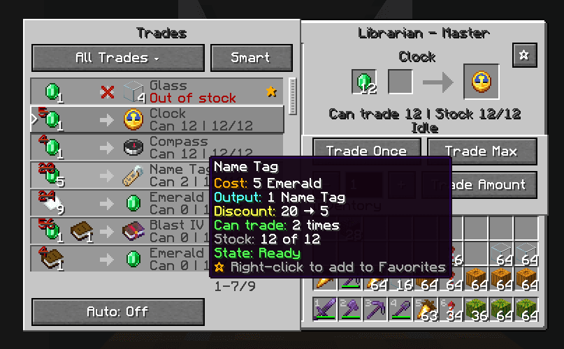 Villager Trading Helper screenshot