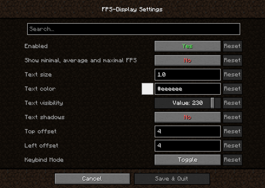 FPS - Display screenshot