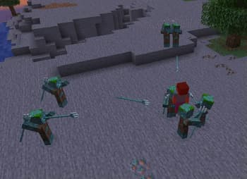 Bedrock Ranged Mobs screenshot