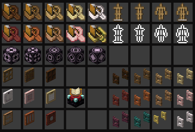 Item interactions screenshot