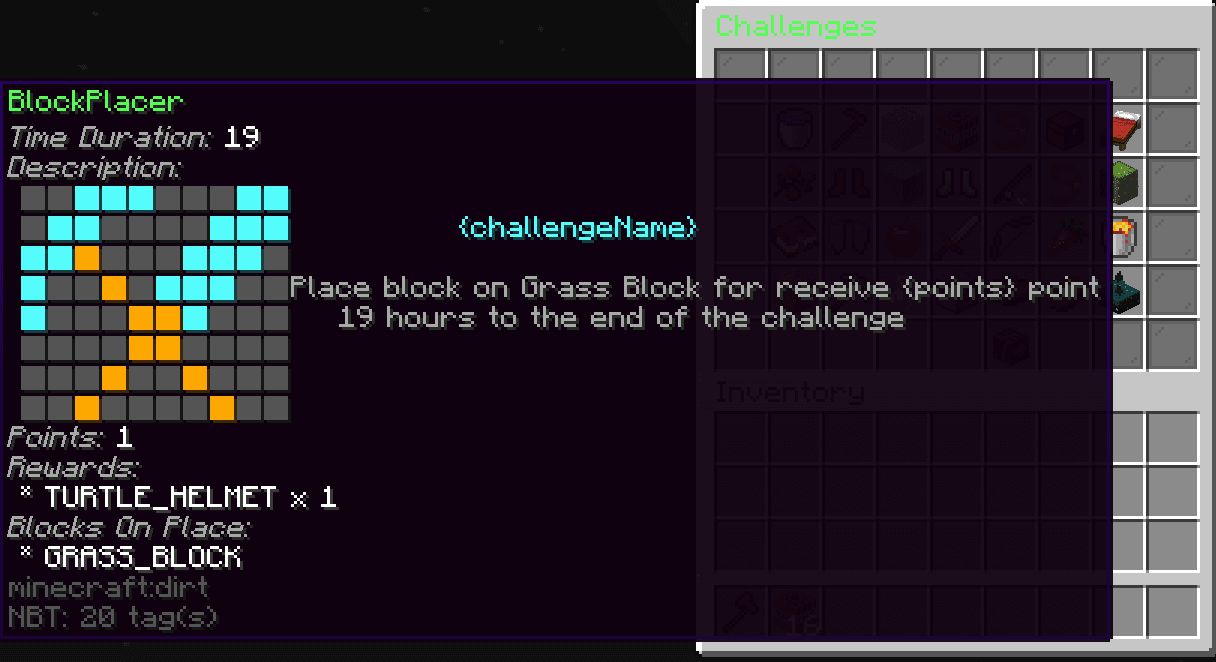 Vanilla Challenges screenshot