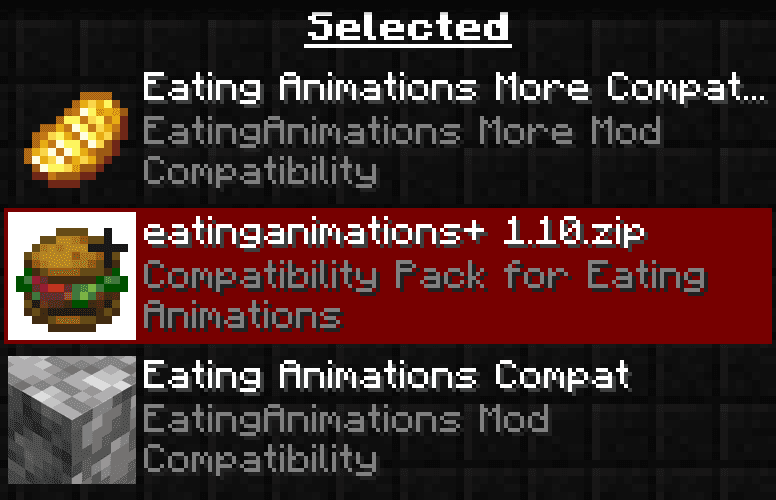 Eating Animations More Mod Compatibility [FORGE/FABRIC] screenshot