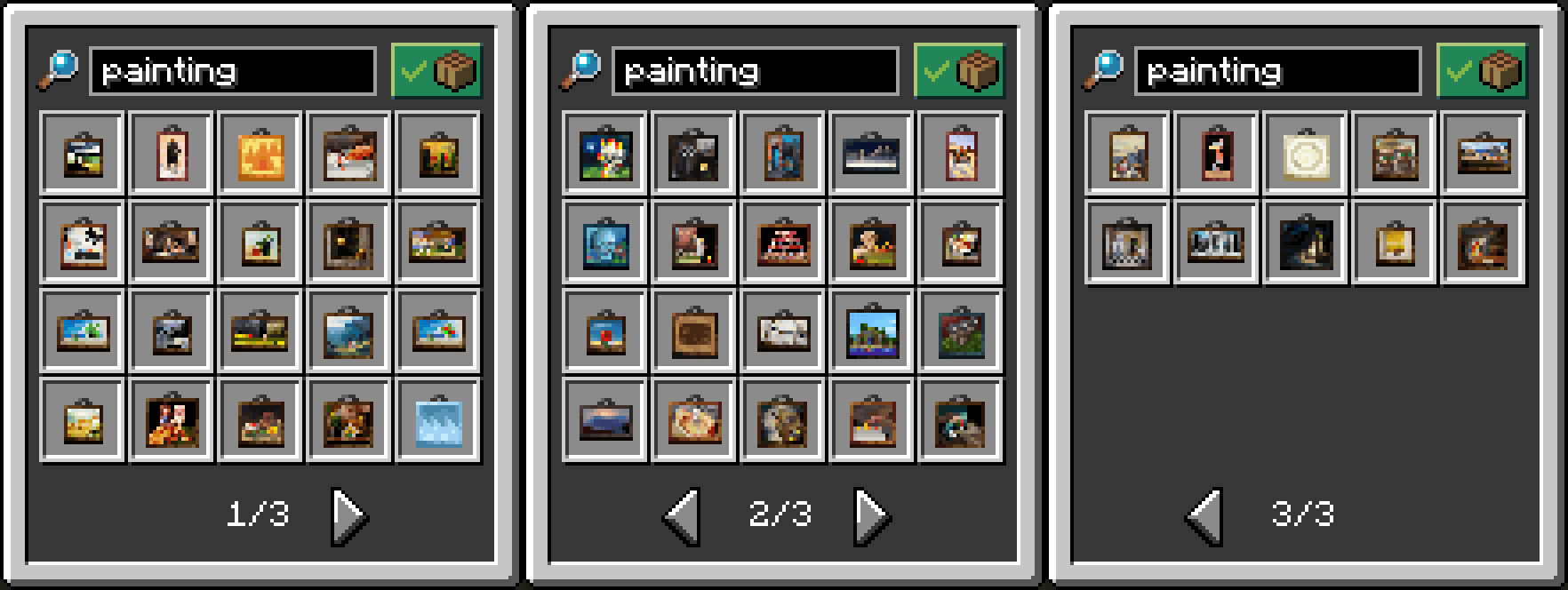 Craftable Painting Variants screenshot