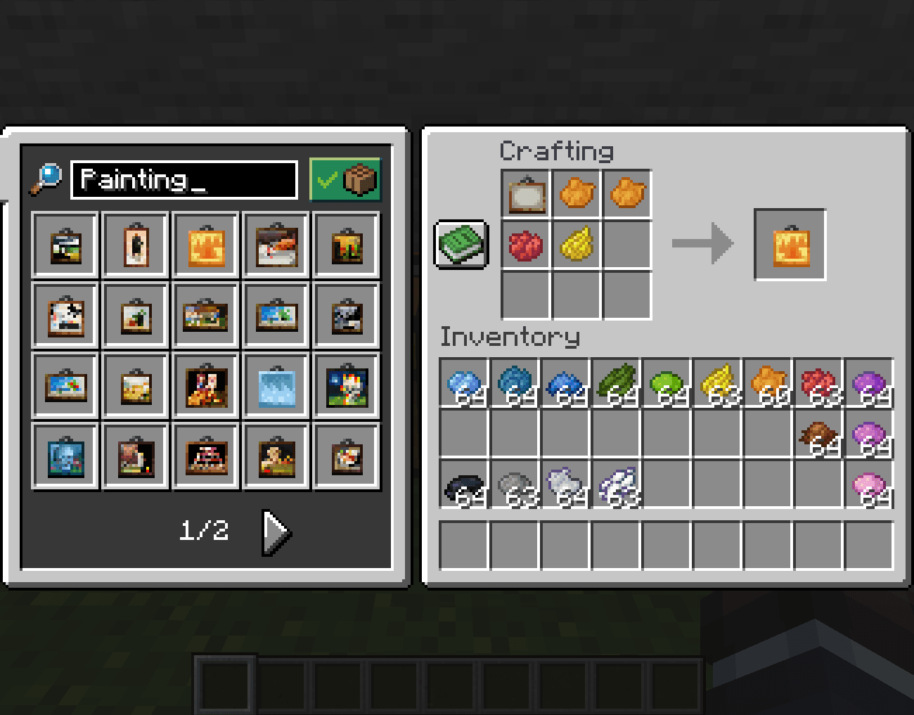 Craftable Painting Variants screenshot