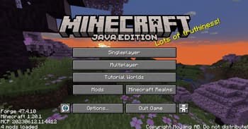 Tutorial Worlds Legacy Console Edition screenshot