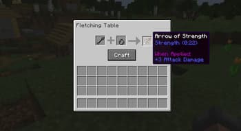 The Fletching Table Mod screenshot