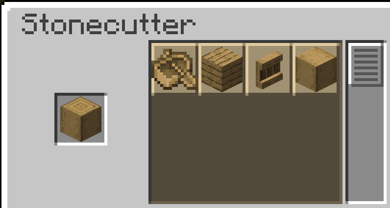 Wood in stonecutter screenshot