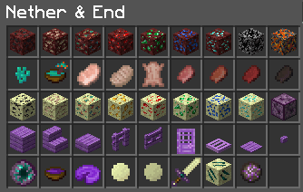 Nether & End screenshot