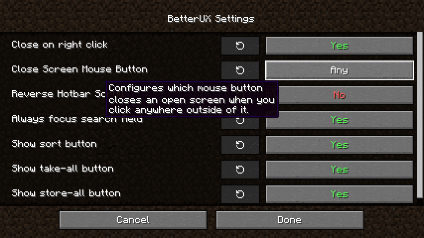 BetterUX screenshot
