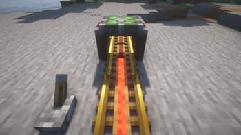 Diagonal Perfect Rails 3D PBR screenshot