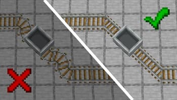 Diagonal Perfect Rails 3D PBR screenshot