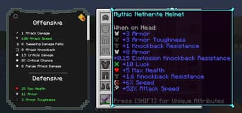 Unique Tiers and Attributes Items (Tiered Z Rework) screenshot