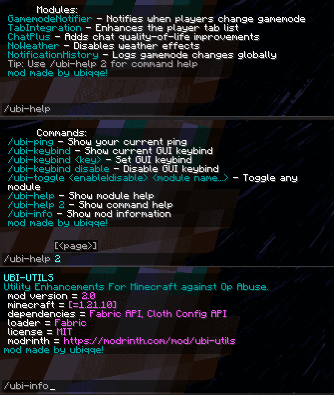 Ubi-Utils screenshot