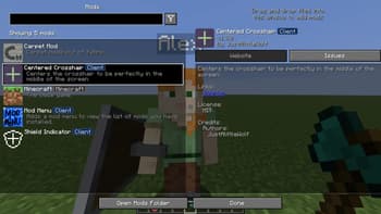Shield Crosshair Indicator screenshot