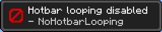 No Hotbar Looping screenshot