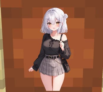 White Anime Girl Totem screenshot