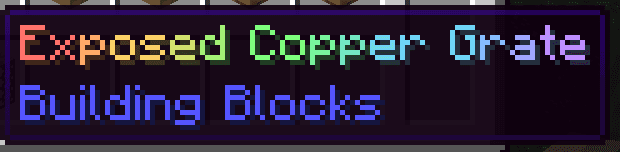 Item Name Gradients screenshot