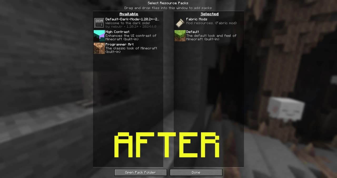 Default Dark Mode: Patcher screenshot