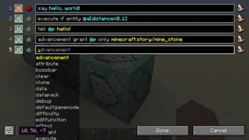 Command Block IDE screenshot