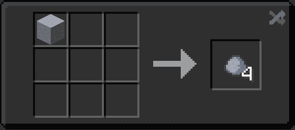 Better Block Breakdown Recipe│更好的方塊分解配方 screenshot