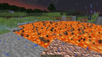Particle Rain (Backport) screenshot