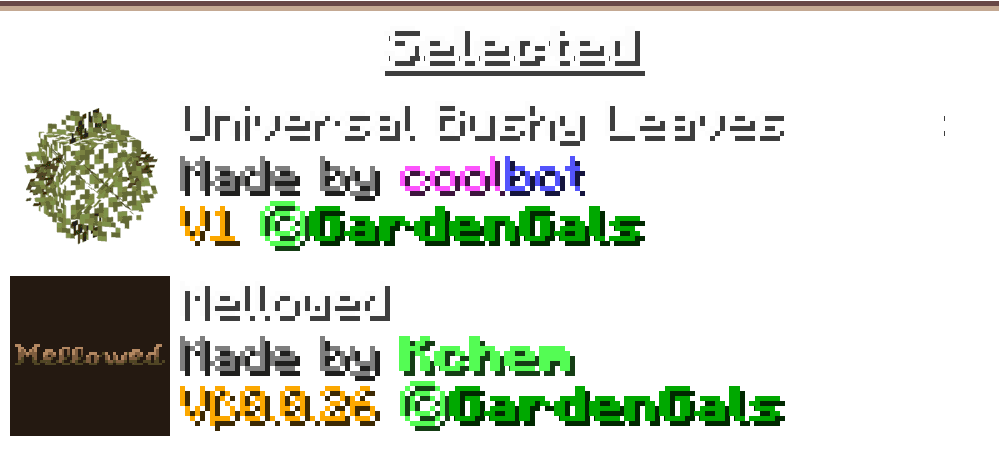 Universal Bushy Leaves screenshot
