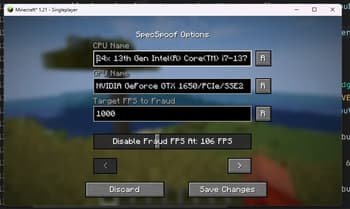 SpecSpoof screenshot
