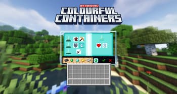 Colourful containers GUI screenshot
