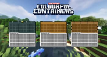 Colourful containers GUI screenshot