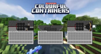 Colourful containers GUI screenshot