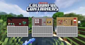 Colourful containers GUI screenshot