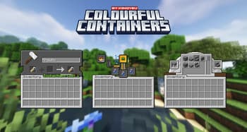 Colourful containers GUI screenshot