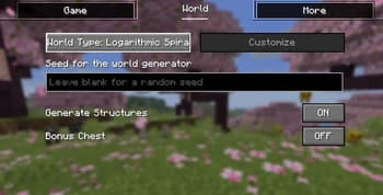LogarithmicSpiralBiome screenshot