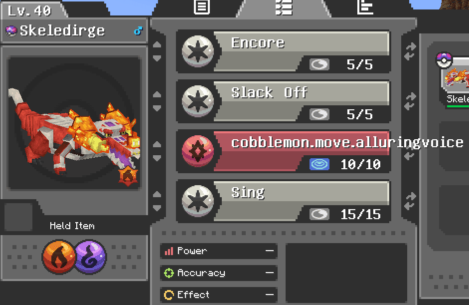 Cobblemon More Level Up Moves screenshot