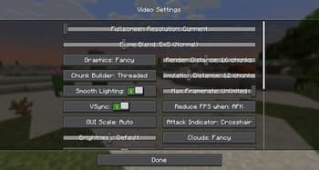 Ore UI-ify screenshot