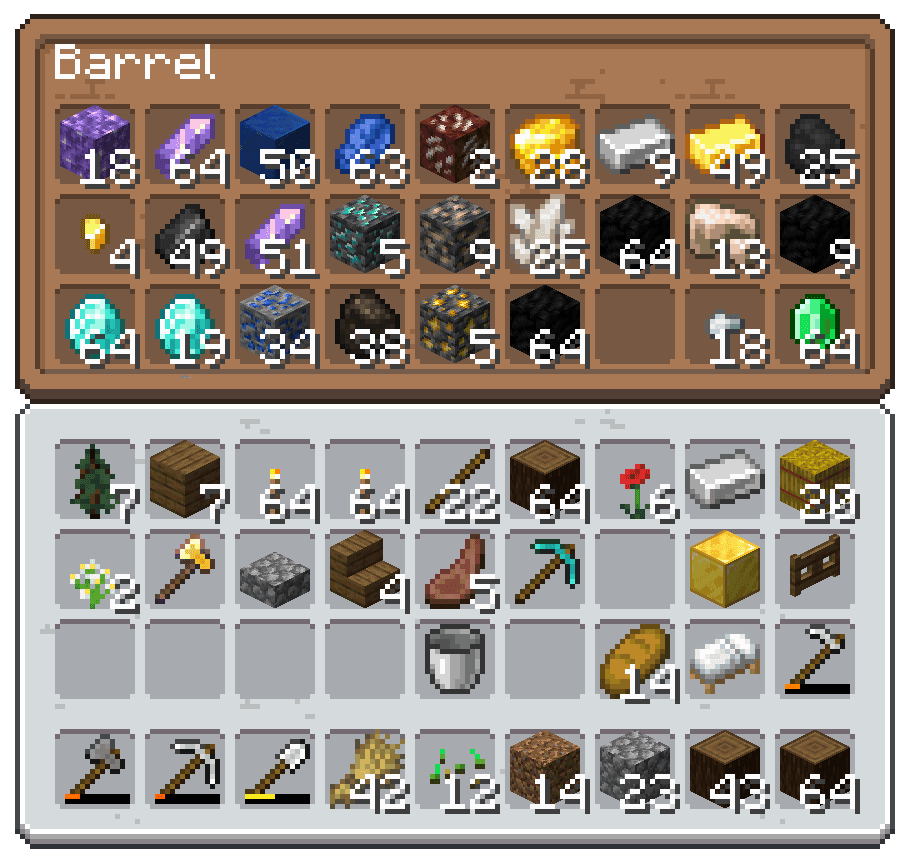 Ore UI-ify screenshot