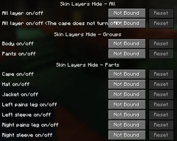 Skin Layers Hide screenshot