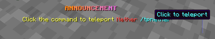 Announcement screenshot