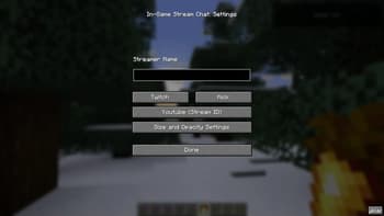 In Game Stream Chat screenshot