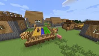Mojang Advert Texture Pack screenshot