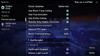 Halfbright screenshot